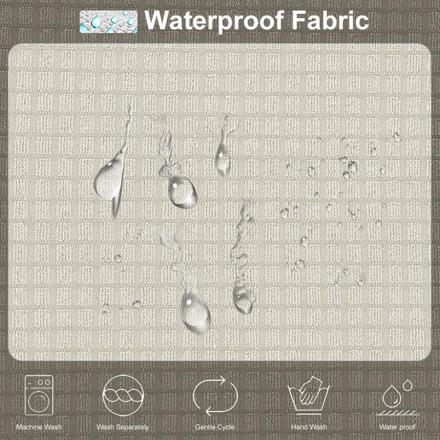 Wasserdichter Sofa-Sitzkissenbezug, dehnbar, rutschfeste Stuhlkissenbezüge für Haustiere und Kinder, waschbare Sitzbezüge für die Inneneinrichtung