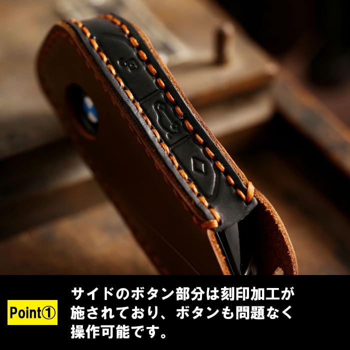 BMW Compatible Genuine Leather Key Case Key Cover F95 F96 G81 G60 G61 G70