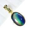 CERTIFIED Natural 15.90 Ct Opal 18K Gold Plated Multicolor Loose Gems Pendant MY.PDG-331-NS