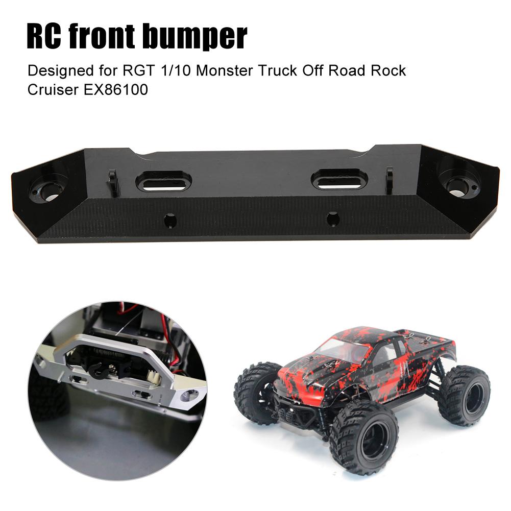 RC Aluminum Alloy Front Bumper Front Anti Collision Bar for RGT 1 10 Monster Truck Off Road Rock Cruiser EX86100