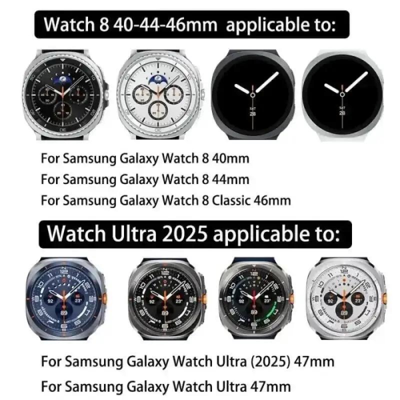 No Gaps Magnetic Buckle Silicone Strap For Samsung Galaxy Watch 8 40mm 44mm/8 Classic 46mm Bracelet Band Galaxy Ultra 2026 47mm