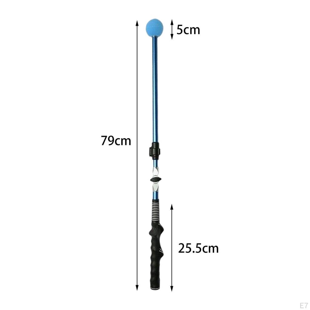Golf Swing Trainer Telescopic Training Aid 31inch Foldable Warm up Stick