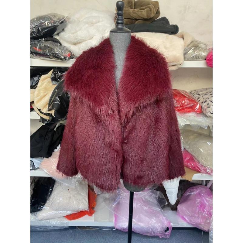 Women's Fox Fur Coat Women's Autumn and Winter New Fur Fur Coat Imitation