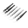 6 PCS Pointed & Curved Tips Ceramic Tweezers Electronics Tweezers Set  for Electronics and Crafting