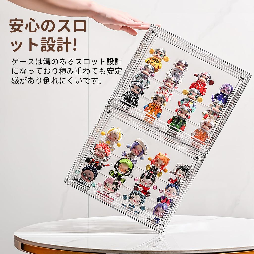 GOSO Figure Case Collection Case with Removable Figure Collection Model Showcase Dustproof Display Figure Display Display Birthday 271822cm