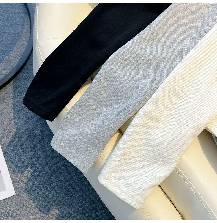 2023 Korean Style Women's Slimming Short Hooded Sweatshirt with Double-Headed Zipper