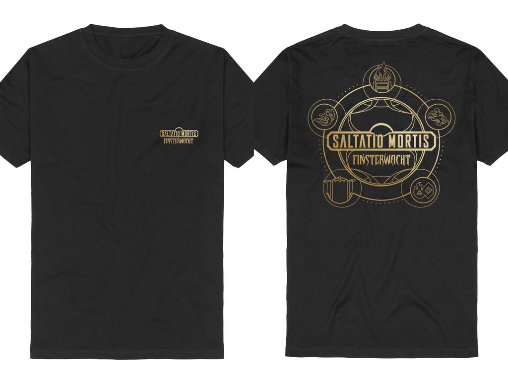 German Metal Music T-shirt Men's Hip Hop Rock Punk Band Saltatio Mortis Schild Und Schwert Short Sleeves Casual Oversized Tops