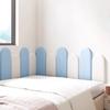 1PC 40x20cm Nordic Style Headboard Bedroom Head Board Stickers Room Anti-collision Wall Panels Home Decoration