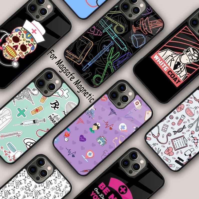 Nurse Medical Medicine Health Magnetic Phone Case For APPLE iPhone 17 Air 16 14 13 12 Pro Max 15 Plus Wireless MagSafe Cover
