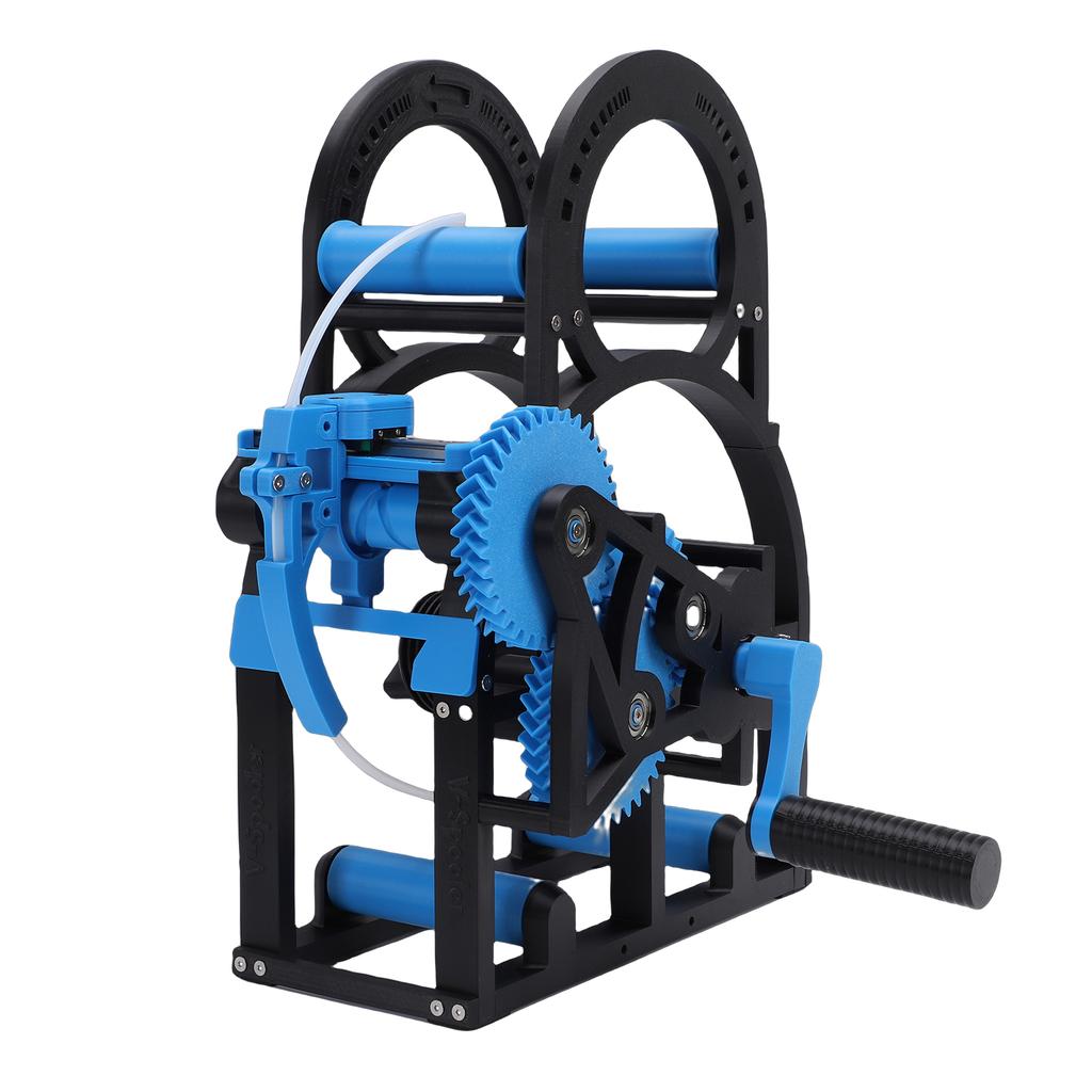 3D Industrial Filament Respooler Heavy Duty Hand Crank 3D Printer Pool Rewinder   Wire Winder with Smart Tension Control for 20cm Spools Blue