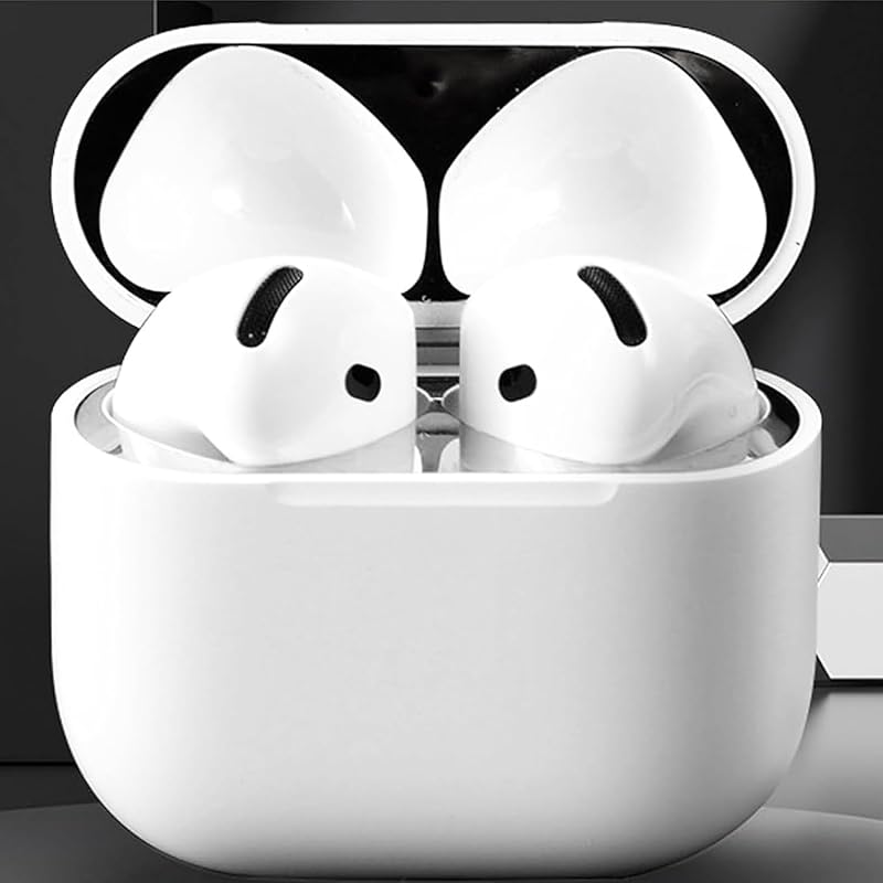AirPods 4 (2024) for dust guard air pods 4 compatible, guard cover 4 pieces Failure prevention adsorption dust rubbish metal Intrusion prevention