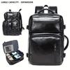 Men's anti-theft expandable backpack - Large-capacity laptop bag, expandable design, multiple compartments and zipper pockets, t