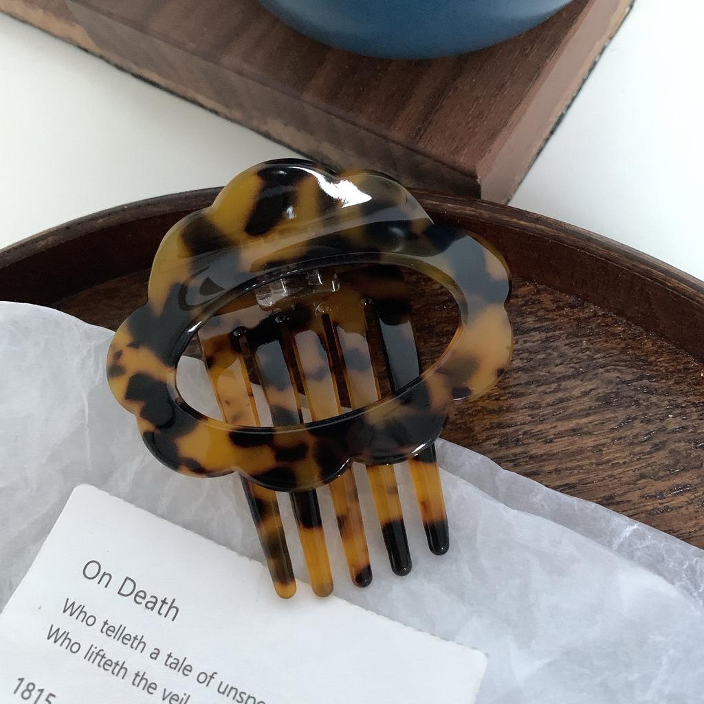 Korean Hair Claws Women Acetate Hair Clip Simplicity Colorful Fashion Claw Clip Girls Hair Barrettes Hair Accessories  New