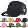 Unisex Mexican Flag Embroidery Baseball Net Caps Spring Summer Outdoor Sunscreen Hat Adjustable Casual Trucker Hats