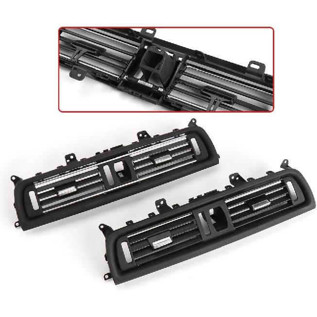 Right Hand Driver Center Console Fresh Air Conditioning AC Vent Grille Outlet With Chrome/Fit For BMW F10 F11 5 Series 64229166888(Right With Chrome)