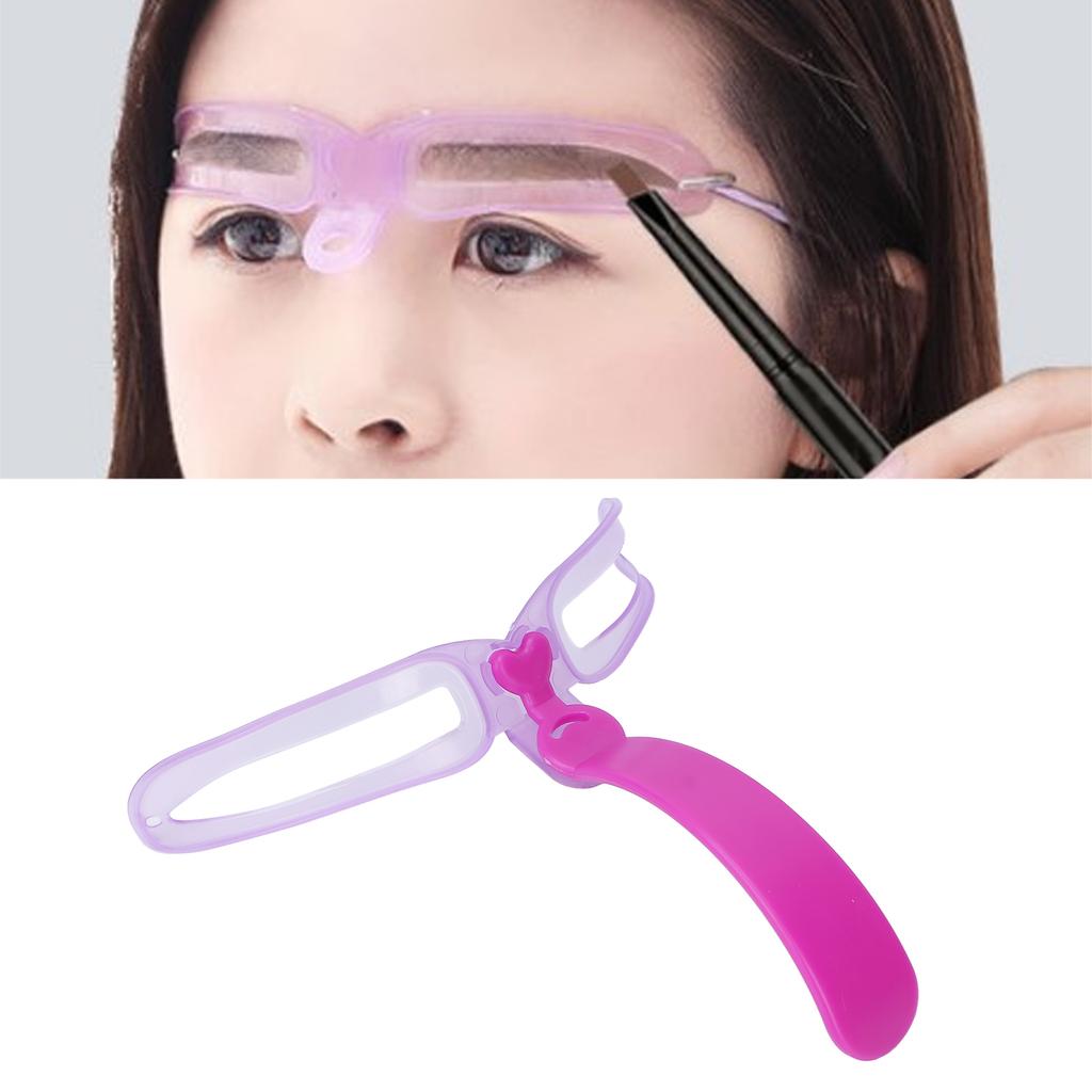 8pcs Eyebrow Stencil Reusable Eyebrow Template Three Dimensional Eyebrow Shaping Kit