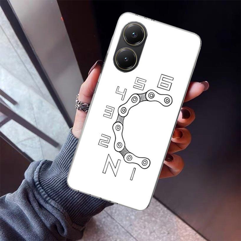 1N23456 Cool Motorcycle Phone Case For Xiaomi Poco X7 X6 X5 Pro F7 Ultra Redmi 15C 15 13 13C 12 12C 10 10A 10C 9 9A 9C 9T Shell