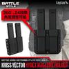 LayLax Kydex Magazinhalter für KRYTAC KRISS VECTOR [BATTLE STYLE] Vector Exklusiv Custom Krytac Verstellbar Langlebig Stark Einfach zu Bedienen