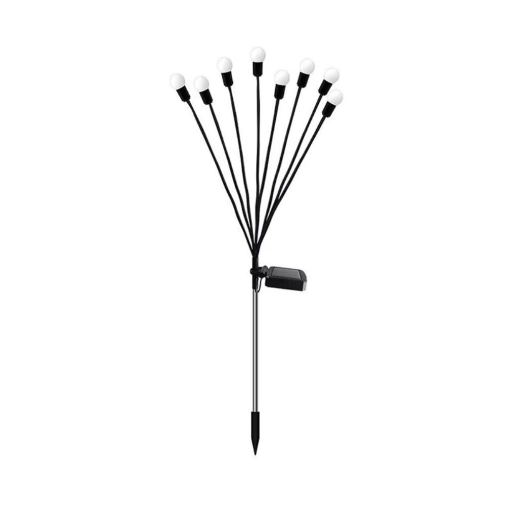 IP65 Waterproof Solar Firefly String Lights Wind Motion Creative Personalized Solar Firefly Lights New Upgraded 6 LED