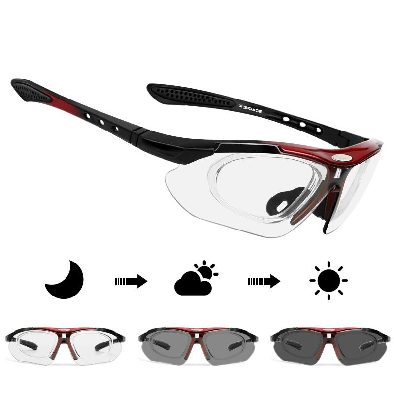 New Style Cycling Sunglasses UV400 Polarized Color Changing Goggles Men Women Outdoor Sports Riding Running Glasses Bike Eyewear