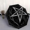 Enchanted Forest Pentagram Wall Art PrintUmbrella, Portable 3-Fold Umbrella for Men & Women,Christmas Gift ES134
