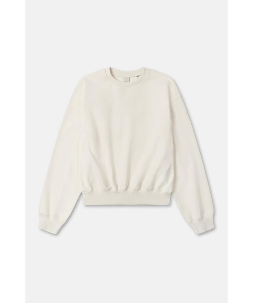 Koolongseupocheu [Atelier Line] Women'S Relaxed Fit Structured Sweatshirt 6Wtbs26542Cre