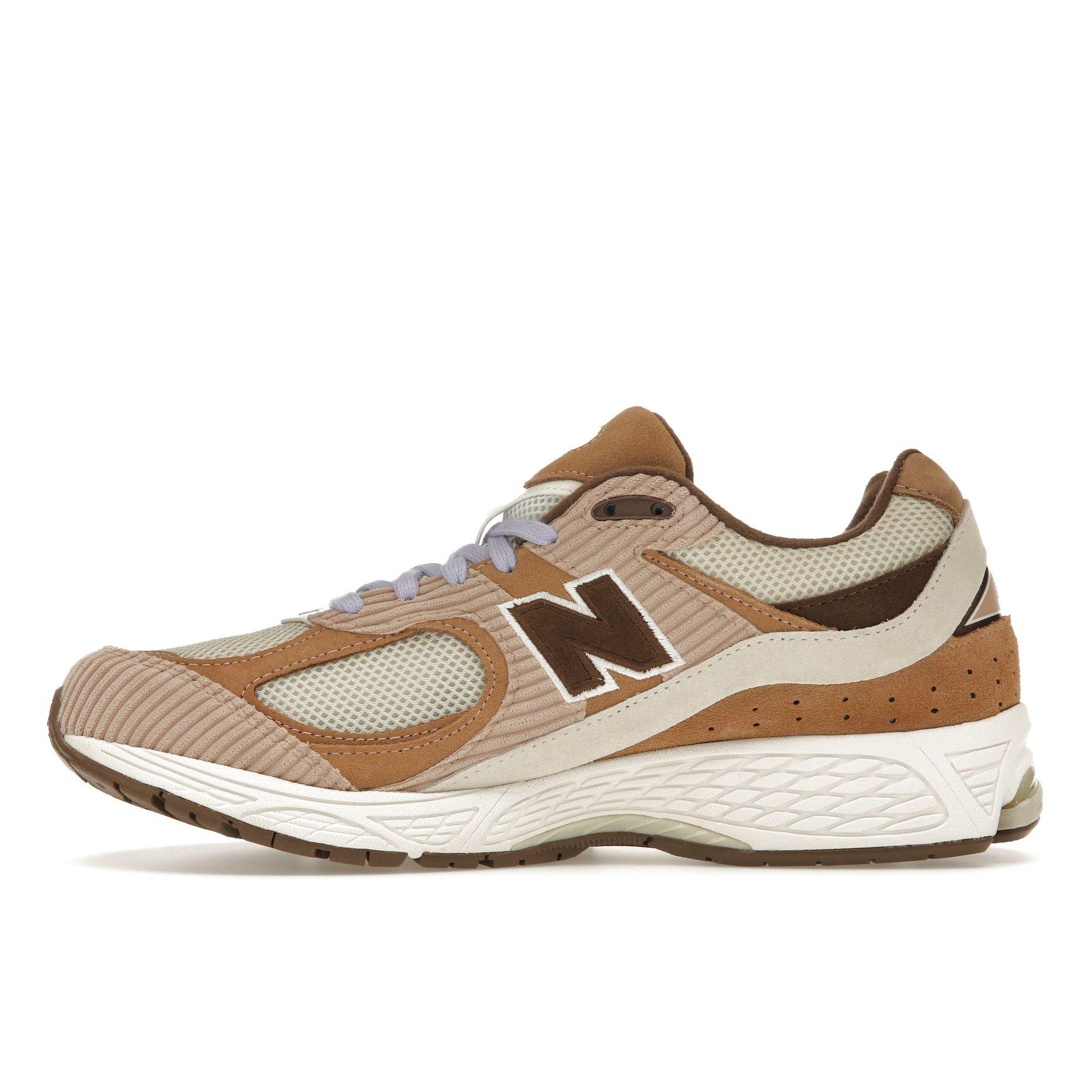 New Balance 2002R Коричневые вельветовые эксклюзивные мужские кроссовки SSENSE Фиолетовые — фото 5