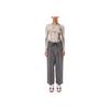 Y-3 Classic Wool Wide-Leg Trousers Women bottoms Gray GK4461