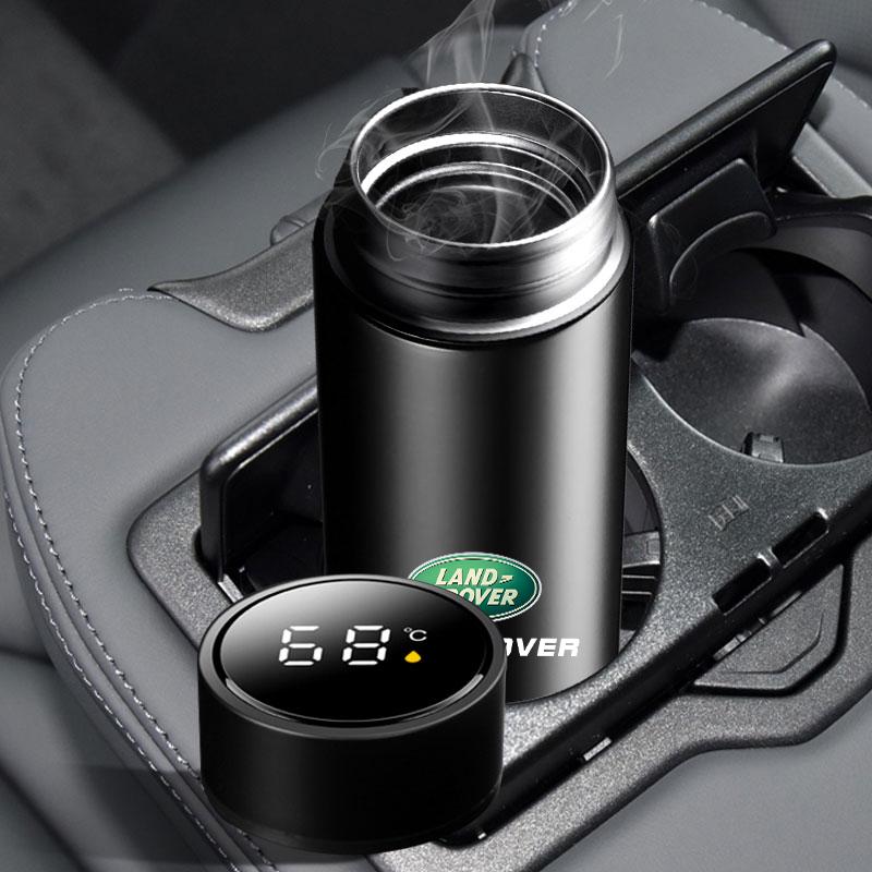 500ml Smart Thermo Mug Filter Coffee Drink Flask Temperature Display For Land Rover Discovery Range Rover Evpque Defender Car Eyeglass Rover L322 L405