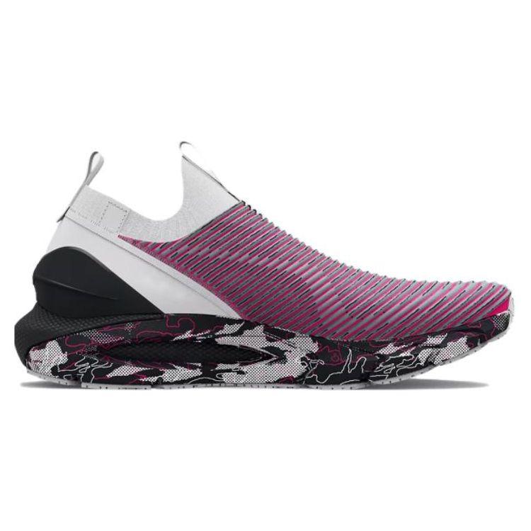 Under Armour HOVR Phantom 2 Comfortable Fabric Low-Top Casual Running Shoes Unisex sneaker Pink White 3024931-100