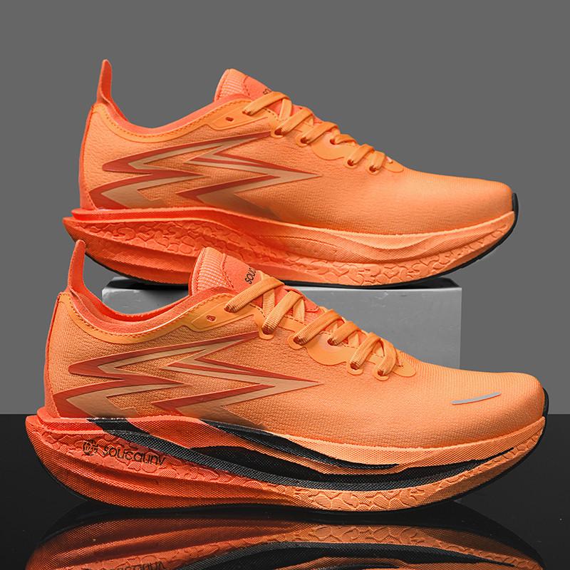 Men's Sports Shoes Carbon Plate Running Shoes Male Marathon Sneakers Racing Shock-absorbing Athletics Training Shoes for Women