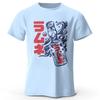 Men's Anime Printed Cotton T-Shirt Soft Comfortable Round Neck Short Sleeve Loose Casual Summer Creative T-shirt