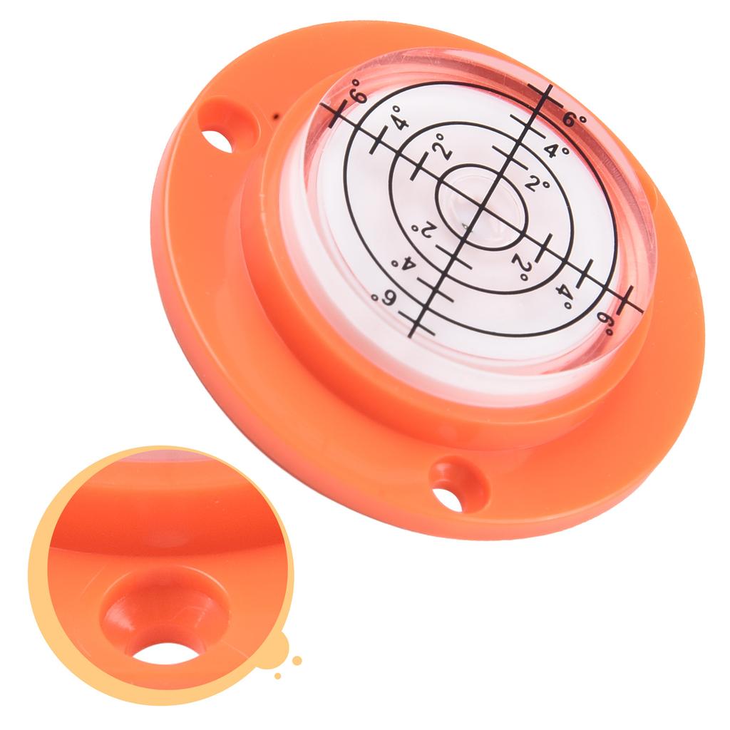 1 Pc 50 X 12mm Round Horizontal Bubble Level For Spirit Level Bubble Black Angle Clear Mini Round Leveller For Bullseye
