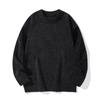 2025 Autumn And Winter New Style Unisex Round Neck Sweater With Thick And Loose Cotton Thread Knitted Base Sweater