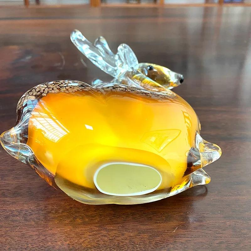 Coloured Glaze Handmade Sika Deer Figurines Animal Craft Cute Household Table Decor Office Living Room Wine Cabinet Decoration
