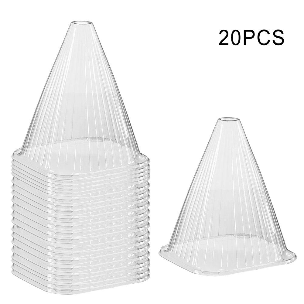 Plastic Plant Bells Transparent Dia 7.7 Inch Greenhouse