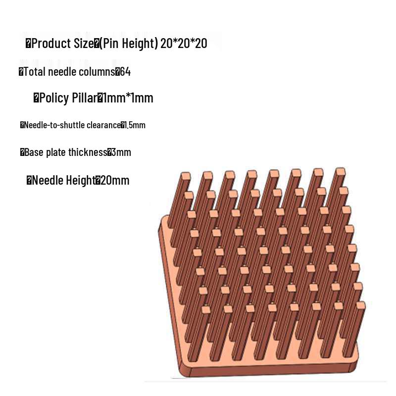 Purple Mini IC Chip Overclocking Heatsink for Motherboards