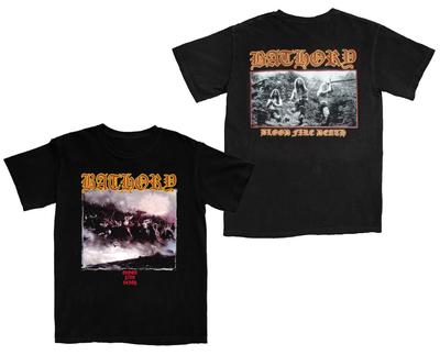 Μπάντα Bathory Αίμα Φωτιά Θάνατος 2 Πλευρών T-Shirt Όλα τα Μεγέθη UB554