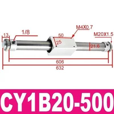 Rodless Cylinder CY1B Magnetically Coupled Rodless Cylinder CY1B10-100-150-200-250-300-400-500