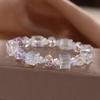 Exquisite European & American Square Crystal Bracelet: Luxurious, Dazzling Multi-Color Wristband