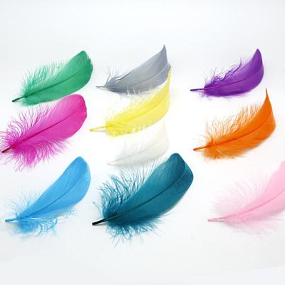 8-13cm 50pcs/bag Dyed Goose Feather DIY Interior Decoration Accessories
