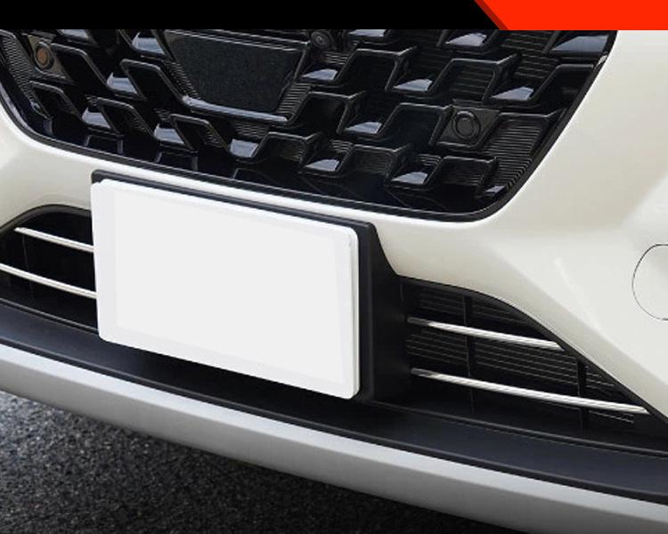 Stainless Steel Decorative Strip for Suzuki 25 Fronx Front Bumper Grille