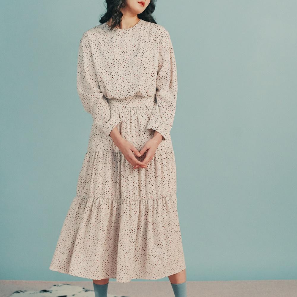 PREENJ Round 3-Pleated Long Dress