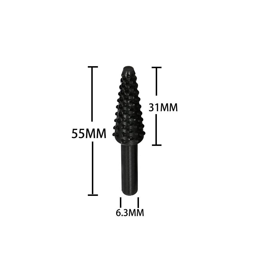 5-pack 1/4" Steel Drill Bit Set Cutting Tools for Woodworking Knife Wood Carving