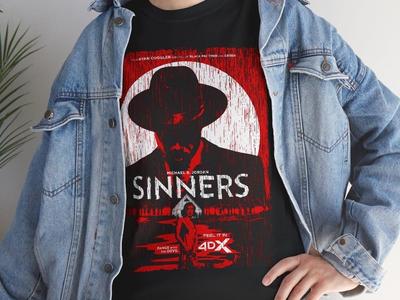 Aesthetic Sinners 2025 Ταινία Δράσης Streetwear Unisex Γραφικό T-Shirt Unisex T-Shirt