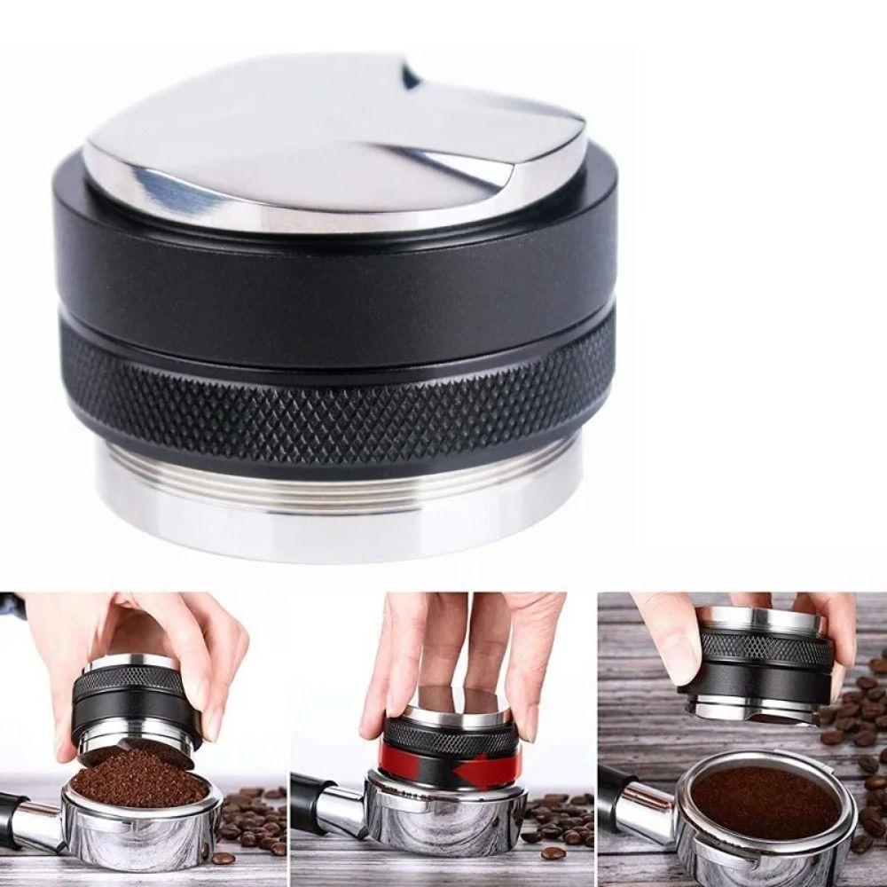 Aluminum Zinc Zinc Alloy Coffee Tamper 51/53/58mm Espresso Distribution Tool Coffee Distributor  Coffee Shop