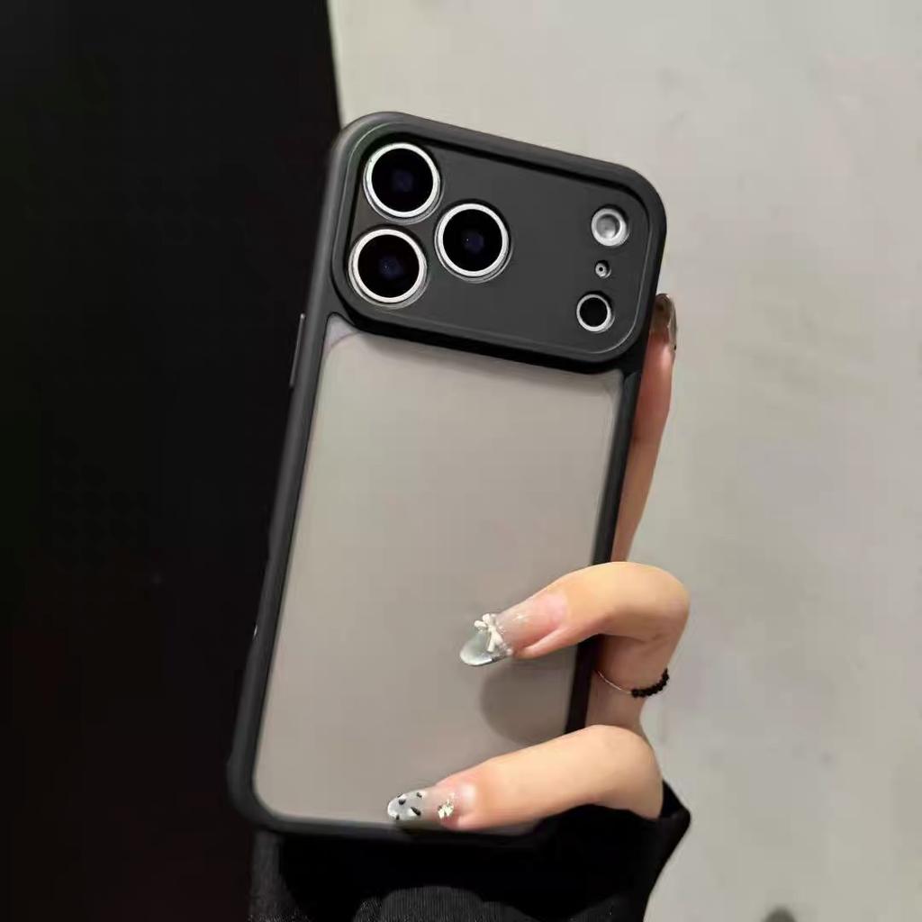 Luksusowe matowe przezroczyste etui na telefon do iPhone 11 12 13 14 15 16 Pro Max 16 Plus 17 Air Wstrząsoodporne zderzaki Pokrowce