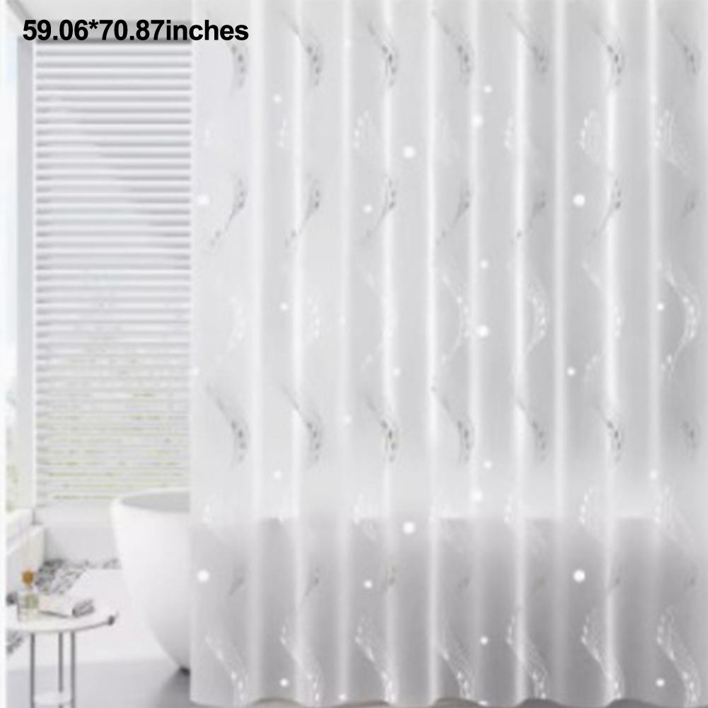 

Водонепроницаемая занавеска для душа EVA, полупрозрачная занавеска для ванной комнаты, влагостойкая душевая перегородка, занавеска для туалета