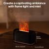 7 Color Flame Aroma Diffuser Humidifier Creative Desktop Night Light Ultrasonic Fragrance Mist Maker Home Office Aromatherapy