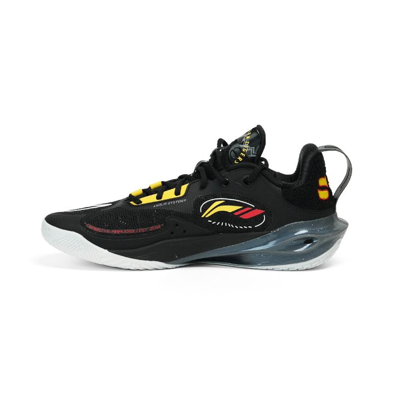 New LINING Basketball Shoes Men's Low top Black ABAU053-21
